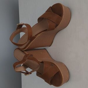 ASOS wide fit Talia high wedges, size 5